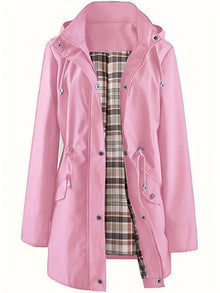 Amel – Wasserdichte Jacke Mit Langen Ärmeln – Rosa