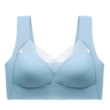 Charmante drahtlose Push-Up-BHs 1+1 GRATIS – Blau (2 Stück)