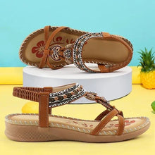 Salista  | Orthopädische Sandalen im böhmischen Stil – Braun