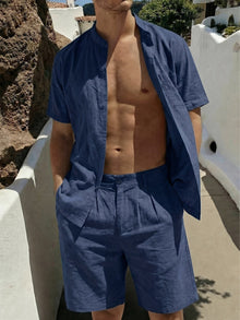 Dmitry - Premium Bettwäsche Set – Blau