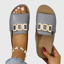 Kathryn | Bequeme Schnallensandale für Damen – Grau