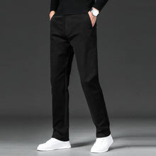 Chino Hose Herren Regular Fit – Schwarz
