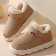 Sofie Damen bequeme Fell Pantoffeln – Khaki