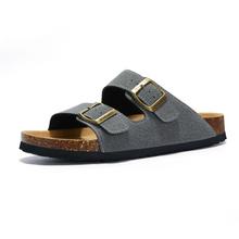 KorkVita™ – Damen Sandalen mit Ergonomischem Kork Fußbett – Grau
