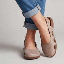 Nathilie – Slingback-Schuhe mit geschlossener Zehenpartie und Ausschnitten – Beige