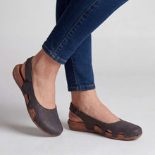 Nathilie – Slingback-Schuhe mit geschlossener Zehenpartie und Ausschnitten – Schwarz
