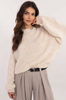 Kuscheliger Strickpullover | Weite Ärmel | Lässiger Komfort – Weiß