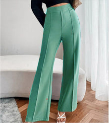 Carey | Lose gerade Hosen – Grun