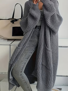 Ludivine – Jacke Mit Blumenstickerei Knopfleiste Und Rüschen Am Saum – Grau