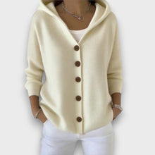 Dariane – Strickjacke mit Knopfleiste – Beige
