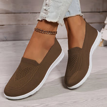 Elegante Gestrickte Unisex-Sneaker für Damen | Perfekt für Alltag – Braun
