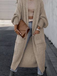 Eleganter Damen-Cardigan für die Herbstsaison 2024 – Khaki