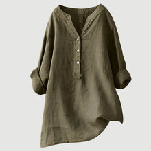 Johanne – Elegante Bluse Mit Knöpfen – Braun