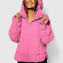 Damen Regejacke mit Kapuzen – Rosa