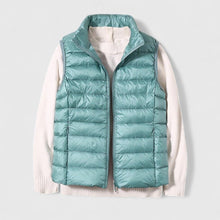 Luisa | Damen Steppweste leichte ärmellose Puffer Vest Women Übergangsjacke – Hellblau