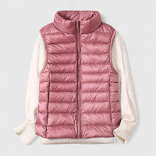 Luisa | Damen Steppweste leichte ärmellose Puffer Vest Women Übergangsjacke – Rosa