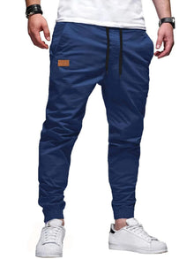 Finn | Gerade Casual-Hose mit Stretch (1+1 Gratis) – Dunkelblau