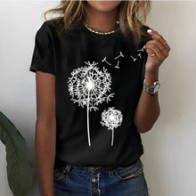 Noelene - Elegantes Damen-T-Shirt mit kurzen Ärmeln – Schwarz