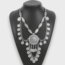 Selina – Vintage Boho Halskette – Silber