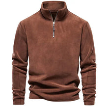 ROMAN - Warmer Herren Langarm-Pullover – Braun