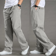 Conrad - Elastische Taille Gerade Herren Cargo-Hose – Hellgrau