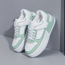 Modische Sneaker mit Plateau für Damen | Perfekt für Freizeit-Tage – Grün