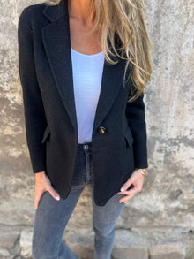 Liriane | Eleganter Blazer – Schwarz