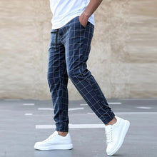 Celso™ - KARIERTE JOGGINGHOSE FÜR HERREN – Blau
