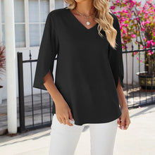 LARA - Damen Freizeitbluse – Klassisch Schwarz