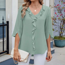 LARA - Damen Freizeitbluse – GRÜN