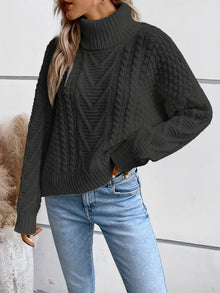 Aurielle™ – Zeitloser Damenpullover mit Weichem Strick – Grau