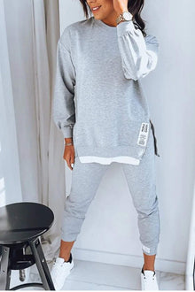 Dianna - Bequeme Loungewear Damen Entspannen Schlafen – Grau