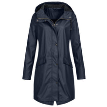 Damen Regenjacke | Winddicht – Marine Blau