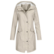 Damen Regenjacke | Winddicht – Beige