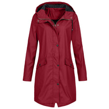 Damen Regenjacke | Winddicht – Rot