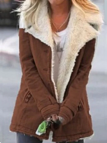Annie | Winter Eleganz Jacke – Braun