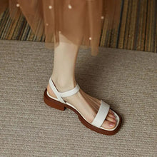 Donabel - Stilvolle Niedrige Leder Kleiderschuhe – Weiß