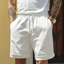 Joseph | Elastischer Bund Metallspitzen-Kordelzug Shorts – Weiß
