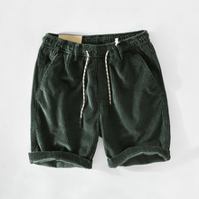 Lässige Baumwollshorts für Herren – Grün