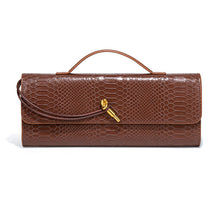 Magnolia - Damenhandtasche, hochwertiger Abendbegleiter – Braun