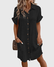 Caroline | Bequemes Kleid – Schwarz