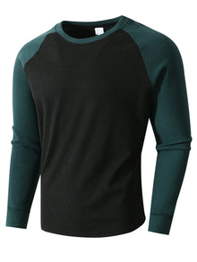Langärmliges Thermoshirt – John – Schwarz