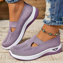 Yalia - Gepolsterte Walkingschuhe – Flieder