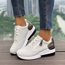 Elegante Modische Sneaker für Damen | Perfekt für den Alltag – Hellgrau