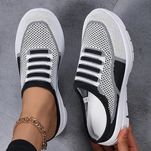 Fara - gestrickte Slip-On-Sneaker – Schwarz