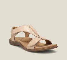 Charlotte | Elegante orthopädische Sandale für Damen – Beige