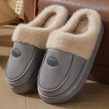 Herren Hausschuhe Warm Fellfutter Rutschfest - Lars – Grau