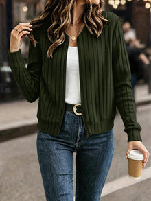 Nalia – Strickjacke Mit Einem Ärmel – Grün