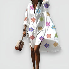 Kleid mit Print | Lockerer Schnitt | Sommerlicher Flair – Multicolor Blumen