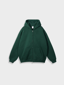 Warme Dicker Hoodie Mit Zwei Taschen Für Herren | Ideal für Winter – Eden grün